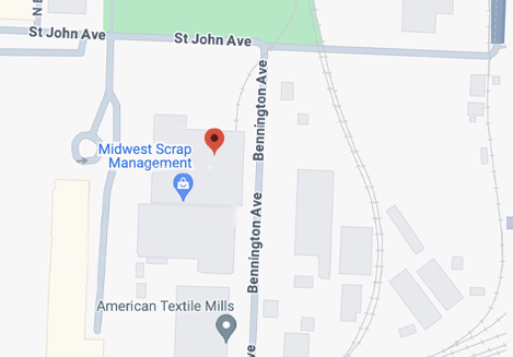 Google Images map of Kansas City's Scrap Management Industries's location