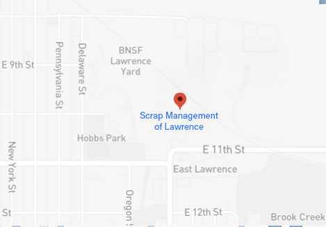 SMI Map location in google maps, find us for the best scrap metal prices in Lawrence