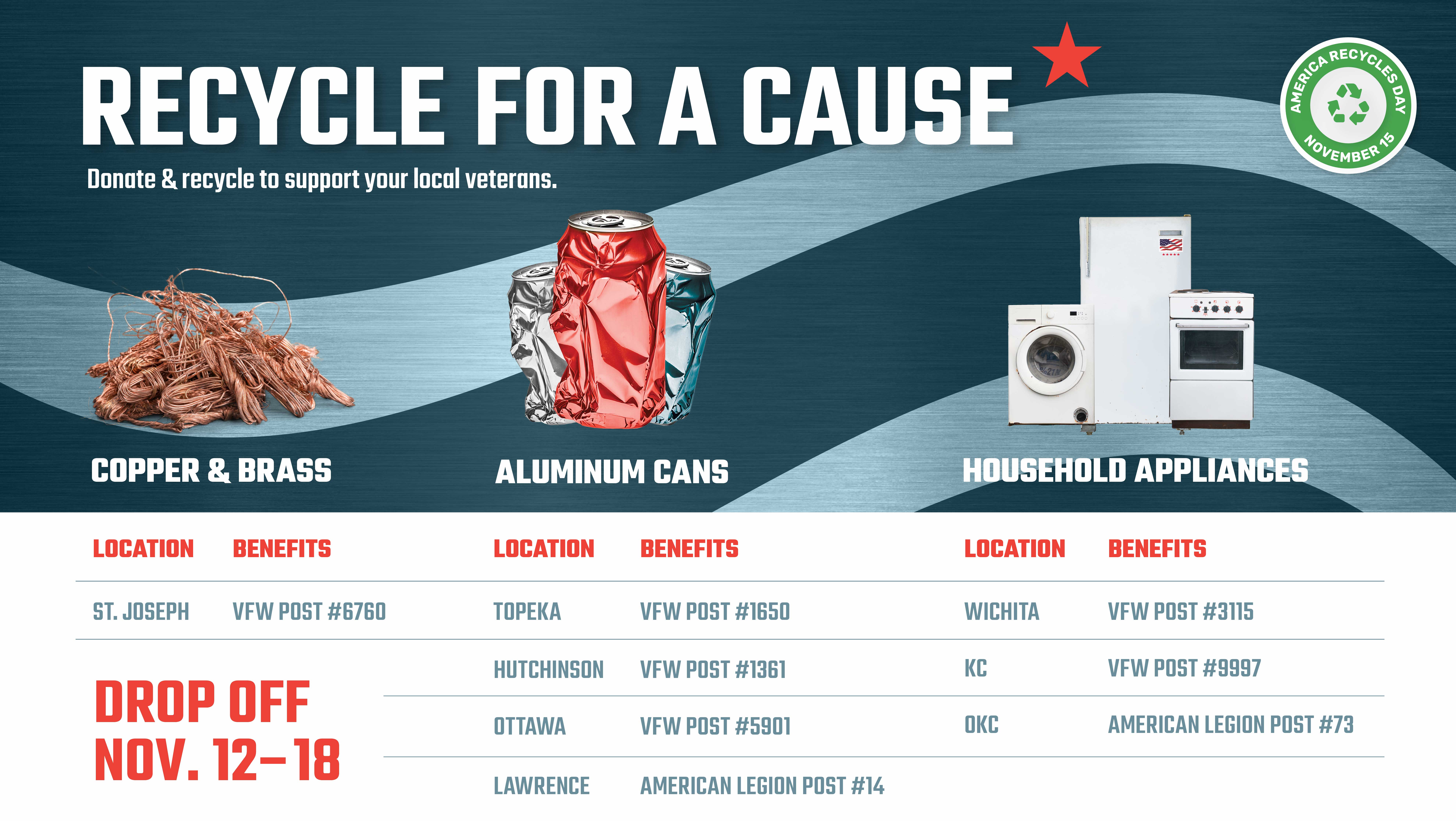 Scrap for Service: recycling for tomorrow’s environment and supporting local veterans